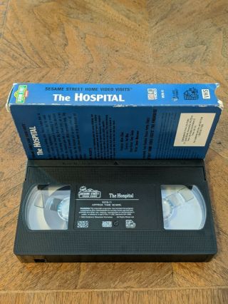 SESAME STREET HOME VIDEO VISITS THE HOSPITAL VHS 1990 TIME LIFE VIDEO RARE 3