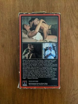 Alone in the Dark (1982) VHS Rare Horror Slasher RCA Columbia 2