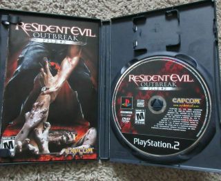 RESIDENT EVIL OUTBREAK FILE 2 PLAYSTATION 2 COMPLETE RARE PS2 CAPCOM 2
