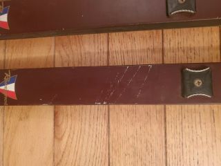 Vintage Rossignol Cross Country Randonne Skis Made in France.  MID 60s.  Rare 2