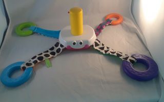 Fisher Price Learning Patterns Stacking Surprise Octopus Ring Stack Toy Vtg Rare
