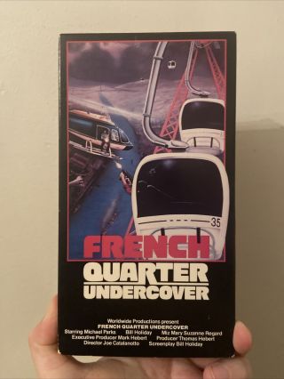 French Quarter Undercover (1986) Rare Oop Lightning Video Vhs Tape Ntsc Format