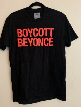 Boycott Beyonce T Shirt Formation World Tour Concert Tee 2016 Adult Medium Rare