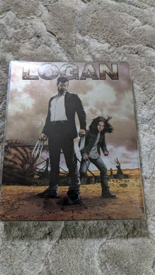 Logan (4k,  Blu - Ray) Steelbook W/ Noir Version Rare Oop.  Please Read