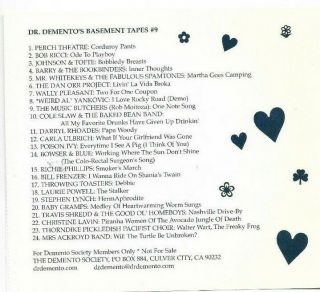 Dr Demento CD Basement Tapes 9 rare OOP 2