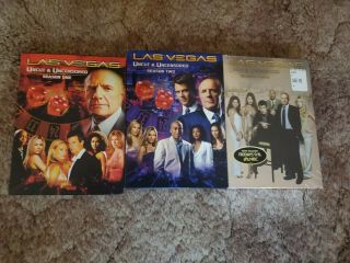 Las Vegas Seasons 1,  2,  3,  Great Deal,  See Pictures,  Rare,  Fast