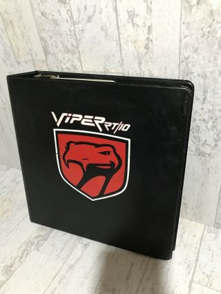 Dodge Viper Rt/10 Training Manuals Rare