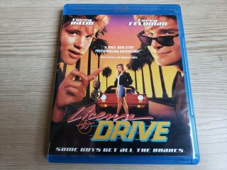 License To Drive (1988) (blu - Ray Disc) Corey Haim & Feldman Authentic Rare Oop