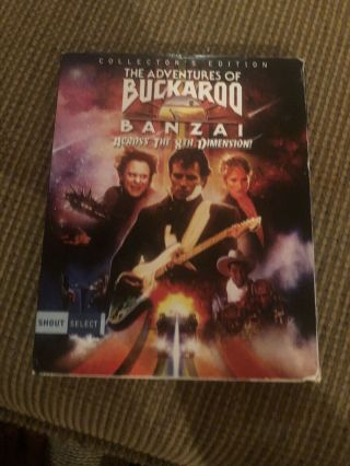 The Adventures Of Buckaroo Banzai Across The 8th Dimension Blu Ray Rare Oop