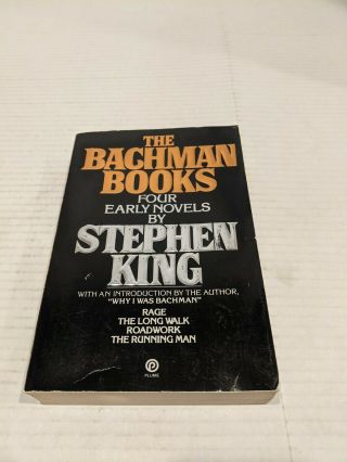 The Bachman Books By Stephen King Paperback First Printing 1985 Rage Rare Books