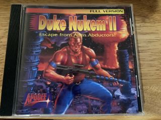 Ultra Rare Duke Nukem Ii 2 Escape From Alien Abductors Pc Cd - Rom Flawless Disc