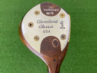 RARE Cleveland Classic Golf RC 75 Persimmon DRIVER Right Handed Steel TT DG S400 2