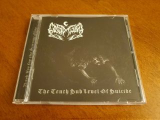 Leviathan - The Tenth Sub Level Of Suicide Cd Moribund 2003 Rare Black Metal