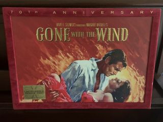 Gone With The Wind - 70th Anniversary Limited (blu - Ray/dvd/cd Box Set) Rare