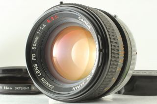 [exc,  3 Rare " O " ] Canon Fd 50mm F/1.  4 Ssc S.  S.  C.  Mf Lens From Japan 21