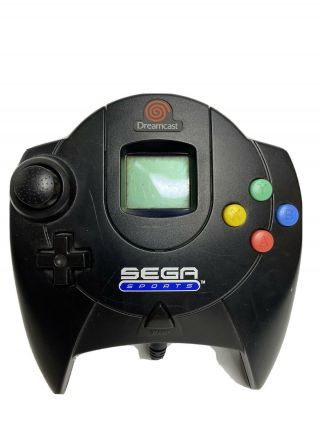 Sega Sports Rare Black Dreamcast Controller - Hkt - 7700 Rare,  Htf -