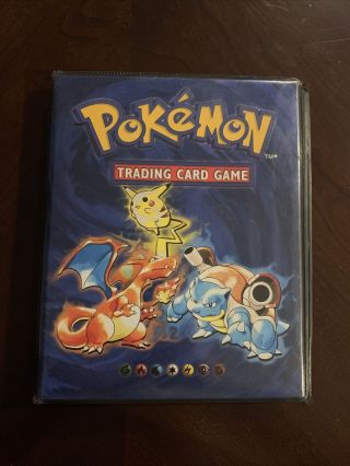 1999 Wotc Pokemon Trading Card Game Binder - Vintage Orginal -