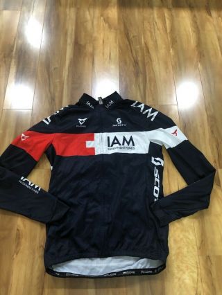 Iam Swiss Team Cuore Uci Rare Long Sleeve Cycling Jersey Size L