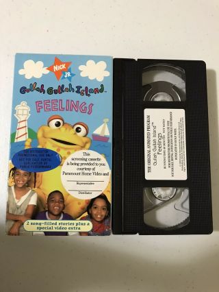 Nick Jr Gullah Gullah Island Feelings Family Vhs Rare Oop Nickelodeon 90 