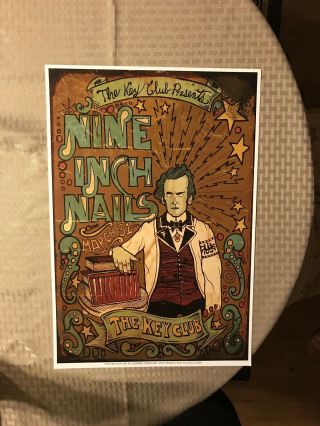 Nine Inch Nails Tour Concert 2006 Limited Edition Promo Poster Rare