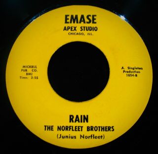 The Norfleet Brothers Rain & Jesus Is My Friend ✦ Rare Gospel & Soul 45 Emase