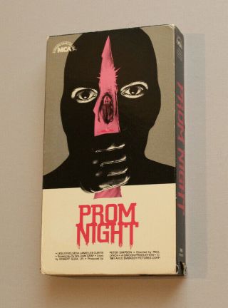 Prom Night Vhs 1981 Slasher Jamie Lee Curtis,  Leslie Nielsen Rare