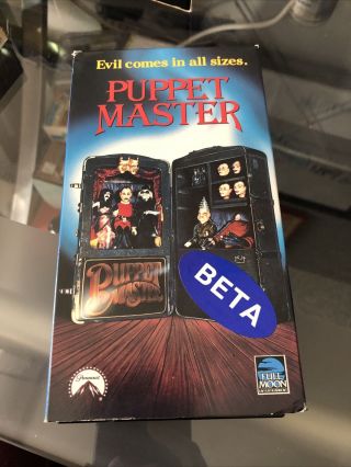 Rare Puppet Master Beta Tape Not Vhs 1989 Full Moon Rare Horror