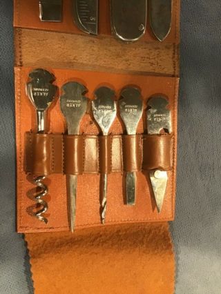 Vintage RARE ALKER Pocket Tool Kit - - Made in Germany 2