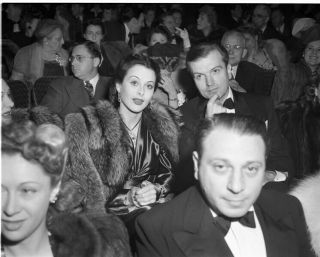 Hedy Lamarr John Loder At Movie Premiere 1940s Rare Camera 5x4 Negative