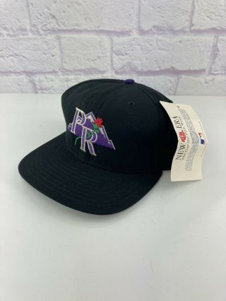 Rare Vintage 1990s Portland Colorado Rockies Logo Snapback Hat Cap Minor League