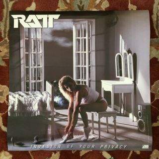 Ratt Invasion Of Your Privacy Rare Promotional Poster
