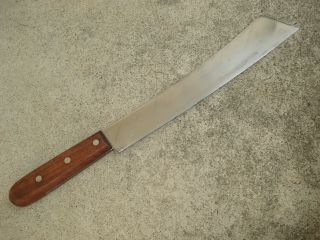 Rare Vintage Dexter 12 " Blade,  17.  5 " Overall Huge Butcher Knife S18912