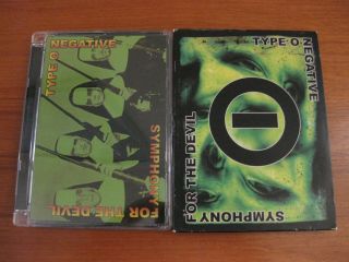 Type O Negative - Symphony For The Devil (dvd,  Bonus Cd 2006),  Slipcover Rare
