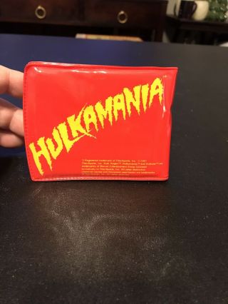 Vintage Hulk Hogan Hulkamania Wallet 1991 Rare 3
