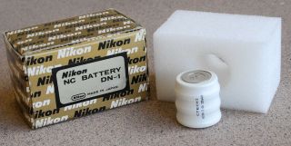 Rare Nikon Dn - 1 Rechargeable Battery For Ds - 1 Ds - 2 Ds - 12 Aperture Control