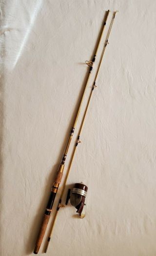Rare = Vintage Ted Williams Fishing Rod And Reel Combo