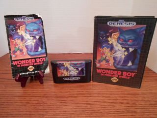 Wonder Boy In Monster World - Sega Genesis,  1991 - Complete Rare