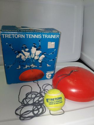 Vintage Tretorn Tennis Trainer Rare Sweden Vtg