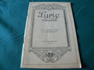 Rare February 1926 Lyric Theatre Program All 4 Marx Brothers In The Cocoanuts