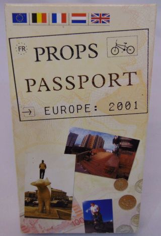 Props Passport Europe 2001,  Props Bmx Rare (vhs 2001) Bmx Bicycle Video Rare