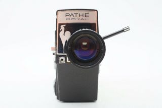 Pathe ' Royal BLACK BODY 8mm Movie Camera,  Angenieux 9 - 36mm f1.  8 zoom Lens,  RARE 2