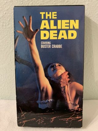 The Alien Dead Vhs Horror Movie Star Classics Rare Buster Crabbe Rated R