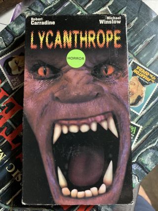 Lycanthrope Vhs Dead Alive Productions Rare Sov Horror