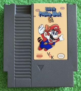 Rare Mario Bros " Choas Control " Nintendo Nes Homebrew Hack & Gift