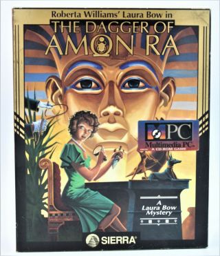 Rare Laura Bow The Dagger Of Amon Ra (pc Dos/windows Cd - Rom,  1992) Sierra