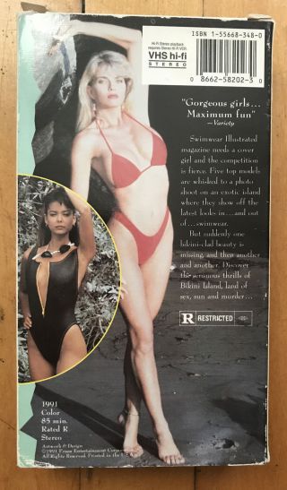 Bikini Island VHS Rare Horror Slasher Prism Cult Erotic Sleaze Thriller Action 2