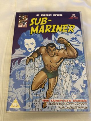 Sub Mariner Complete Series Dvd Uk Release Rare Oop R2 Pal Marvel