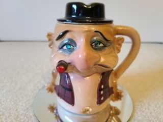 Vintage Kreiss Psycho Ceramics Elegant Heir Nudie Figurine Mug " Rare Top Hat "