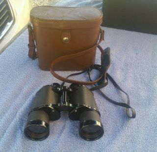 Rare Vintage Tamaya & Co.  Ginza Anastigmat 12 X 50 Binoculars With Case