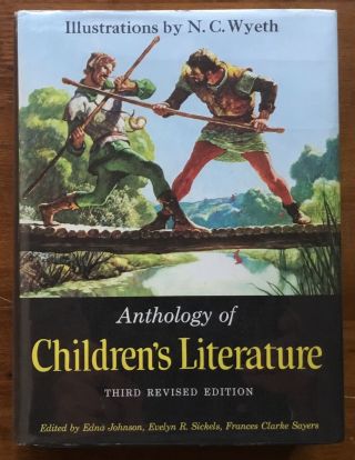 Vg 1959 Hc In Rare Dj Anthology Children’s Literature Edna Johnson Art Nc Wyeth